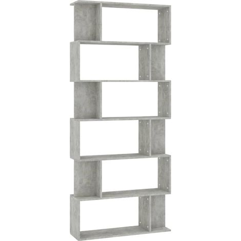 Maison Exclusive - Libreria/Divisorio Grigio Cemento 80x24x192cm Legno Ingegnerizzato (1/5)