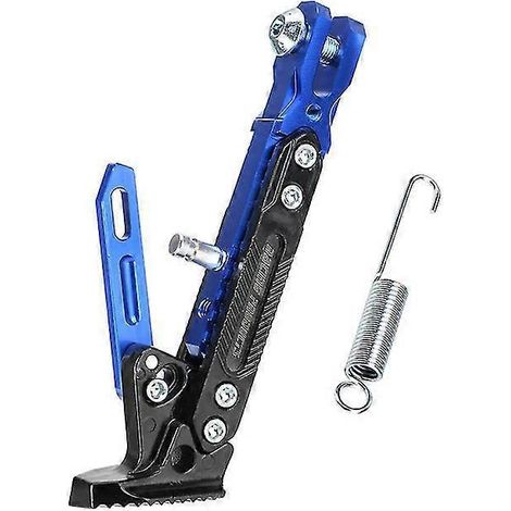 Motorrad-Seitenständer, Fußstützenhalterung, Parkstützenhalter, Pitbike-Zubehör, Motorradzubehör, Universal – Blau (1/5)