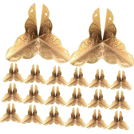 100 protections d'angle métalliques pour boîtes, protections (1/5)