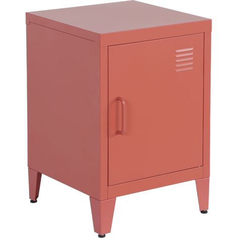 Mesita de estilo industrial con 1 puerta (1/5)