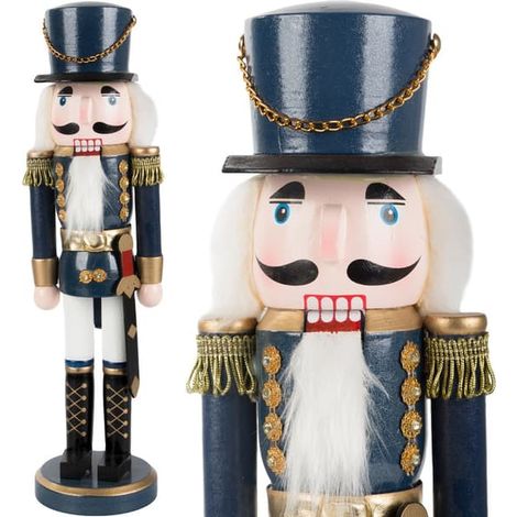 Casse-Noisette, soldat de bois décoratif, figurine de Noël, cadeau (1/5)