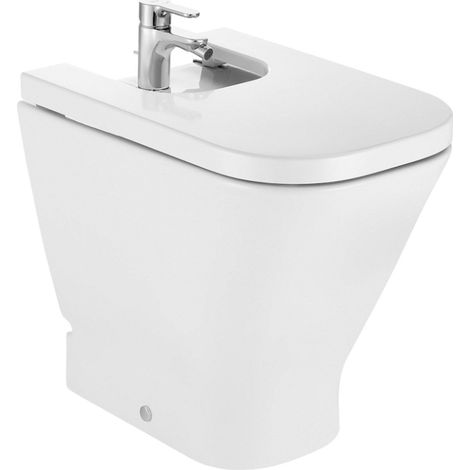 ROCA A35747C000 THE GAP SQUARE CONFORT Bidé Con Tapa - Asiento: Caida Normal - ref: A35747C000+A80673000B