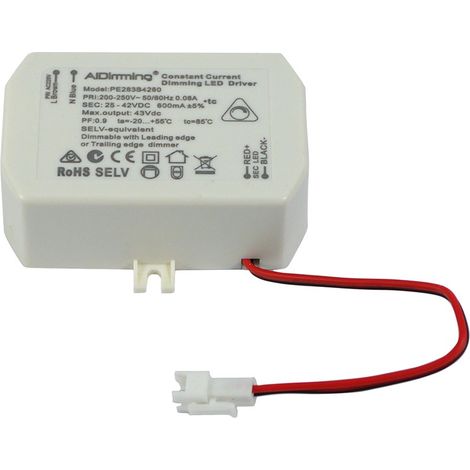 Driver TRIAC dimmable 25-42V-CC 600mA