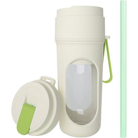 Tragbarer Smoothie-Mixer mit 12 Klingen – Leistungsstarker Mini-Mixer, USB-aufladbar, BPA-frei, 450 ml, ideal für Babymilchshakes und Smoothies für unterwegs. (1/5)