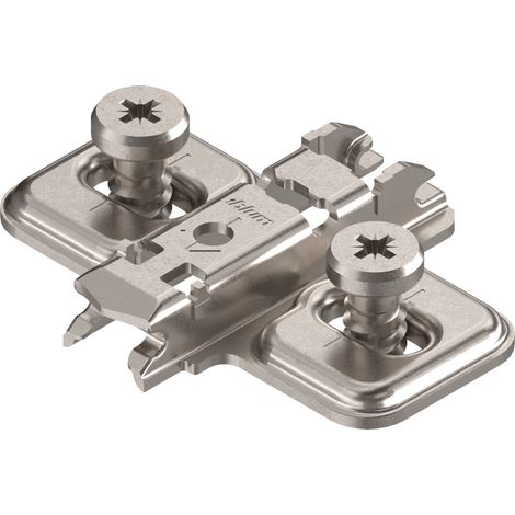 Blum Clip Kreuz- Montageplatte Mittel D=0, H=8, 5, m.Systems, SV