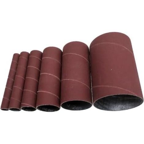 Lot de 6 manchons ponçage pour tambour 114,3 cm, grain 240, disques polissage bois, métal, plastique et fibre verre - (1/5)