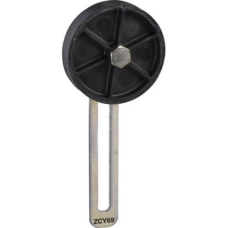 ZCY - Levier pour interrupteur de position - levier à galet plastique long avec rouleau diamètre 50 mm - température -25 à +70 °C - ZCY49 (1/2)