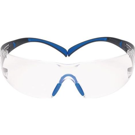 3M Schutzbrille SecureFit™ F400 EN 166 Bügel graublau,Scheibe klar PC 3M