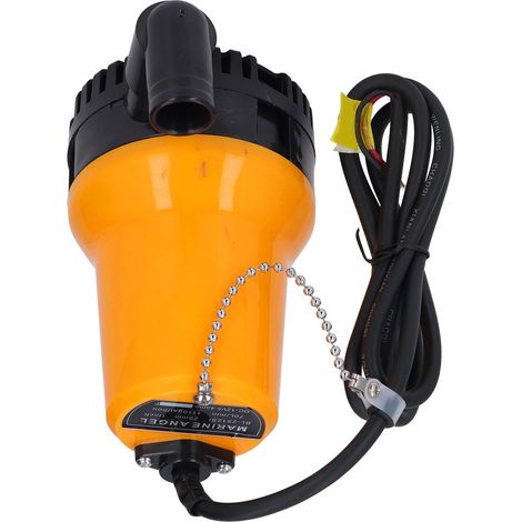Mini-Tauchbilgepumpe 70 l/min, 5400 U/min, 45 W, 4 m Förderhöhe, 12 V DC für Aquarium und Boot (1/5)