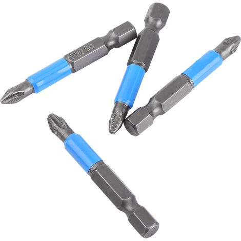 10-teiliges Set S2 PH2 50 mm sechseckige magnetische rutschfeste elektrische Schraubendreherbits (1/5)