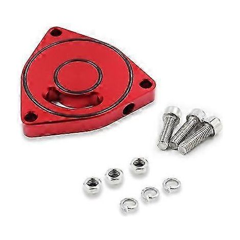 Entretoise de plaque de soupape de décharge turbo BOV pour Honda Civic 2015-2021, coupé 1.5T, en aluminium usiné (rouge) (1/3)