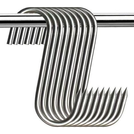 20 crochets viande inox304 antirouille suspension fumage cuisine pro domestique (1/5)