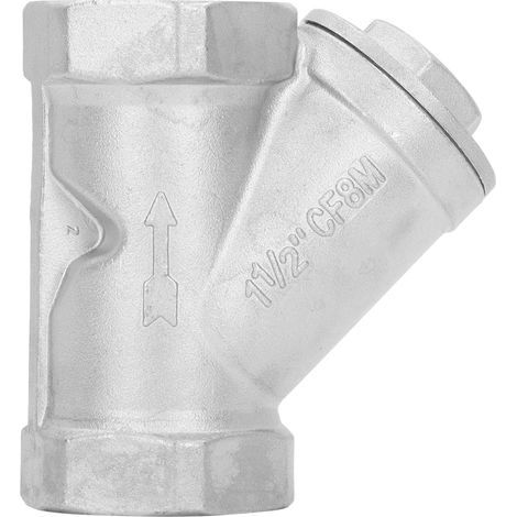 1/2 Zoll Y-förmiges Sieb, korrosionsbeständiger Edelstahl 304, für Gewindeleitungen für Wasser, Öl und Gas (1/5)