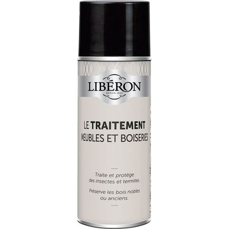 LIBERON - Insecticide traitement bois bombe 400ml Liberon (1/3)