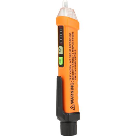 PEAKMETER PM8908C NCV-Detektor Spannungsprüferstift mit LED-Anzeige AC12-1000V (1/5)