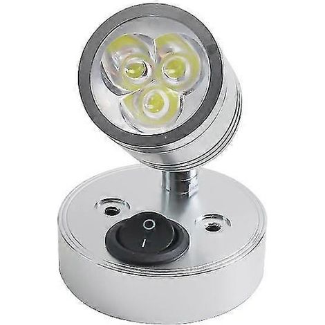 Applique murale 12 V pour camping-car, lampe LED légère pour camping-car, lampe de yacht, spot de plafond pour bateau, applique murale douce, lampe de lecture, appliques murales LED 12 V, plafonnier e (1/5)