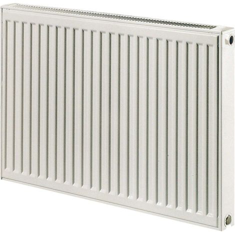 Radiateur Acier Compact B type 22 habillé - H. 400 - 4 trous - Henrad