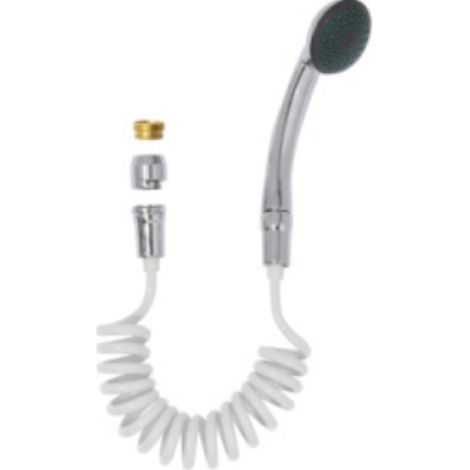 Idrobric Duplex Wendy Cromato C/Flex Est. A Molla E Aerator (1/2)