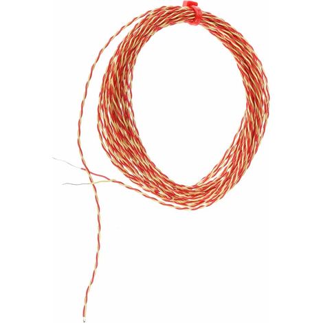 Thermocouple type K Ø 1/0.2mm, +250°C max à Câble ( Prix pour 1 ) (1/3)