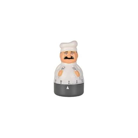 Temporizador mecánico de 60 minutos, temporizador de cocina, despertador sonoro, contador - Crezuo