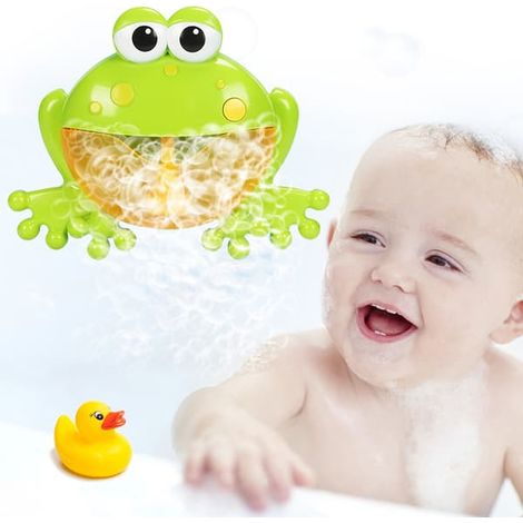 Machine à bulles grenouille - Jeux d'eau pour la salle de bain des enfants (1/3)