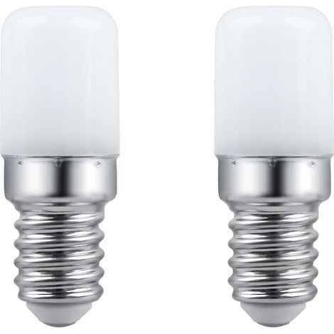 2 Unités Ampoule LED E14 T18 3W Blanc Chaud 3000K Pour Réfrigérateur Lampe À Sel Machine à Coudre (1/5)