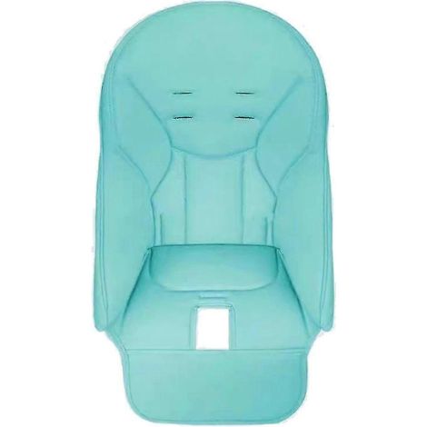 Coussin pour chaise haute Peg Perego Siesta & Prima Pappa Zero 3, en cuir PU pour bébé (housse bleu clair) (1/5)