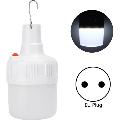 14LED Lampe de camping rechargeable avec fiche EU 100-250V, éclairage portable pour tente et urgence extérieure (1/5)