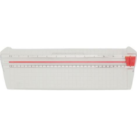 Small Paper Cutter Lightweight Portable Accurate Metric Imperial Scale Easy Operation Paper Trimmer for A3 A4 Paper Photo (1/5)
