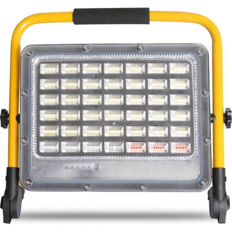 Proyector LED, 200W con batería de Litio recargable + emergencia, Blanco frío (1/6)