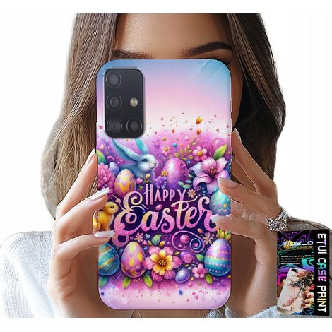 Custodia per Samsung Galaxy A71 - uova felici, Pasqua, uova di Pasqua (1/5)