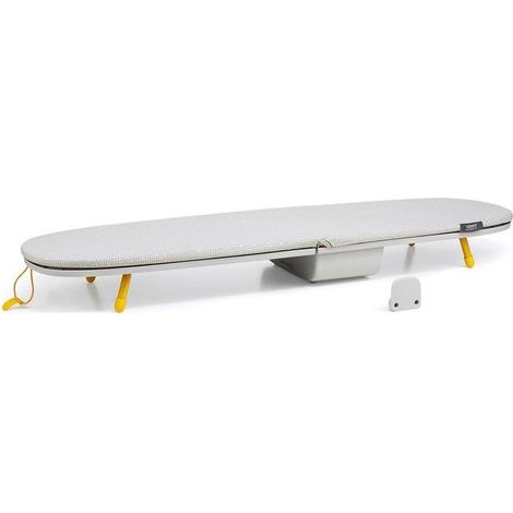 Joseph Joseph 5000021 Pocket Max Asse da Stiro da Tavolo Pieghevole 110 cm con Comparto per Ferro da Stiro Colore Beige