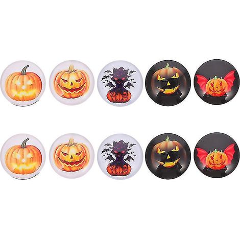 Lot de 10 autocollants magnétiques pour décorations d'Halloween (1/3)