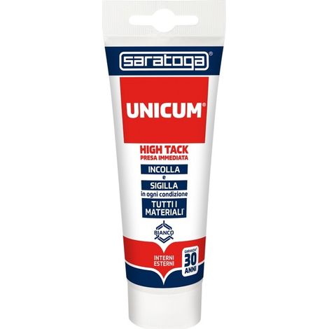 ADESIVO UNIVERSALE UNICUM BIANCO 200GR TUBETTO.