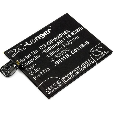 NX - Batterie téléphone, smartphone, GSM pour Google 3.85V 3800mAh - G011B-BG011B35H00 (1/3)