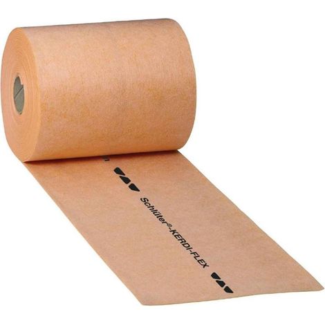 Schluter – Bande d'étanchéité souple KERDI-FLEX 30 mètres – Largeur 125 mm – Polyéthylène flexible pour joints de mouvement – Compatible KERDI-COLL-L et KERDI-FIX