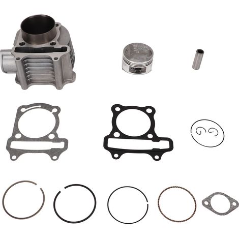 Kit cylindre moteur GY6 150cc scooter avec culasse piston joints ressorts alliage aluminium réparation reconstruction (1/5)