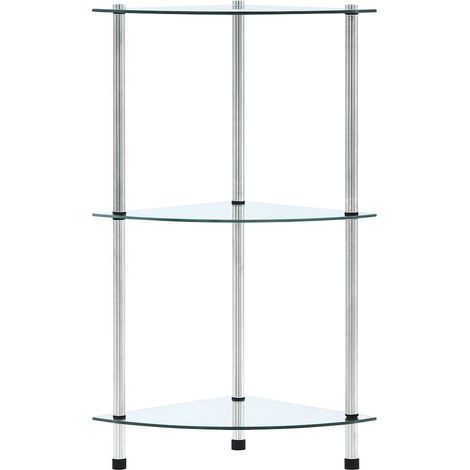 Maison Exclusive - Regal mit 3 Ablagen Transparent 30x30x67 cm Ha (1/5)