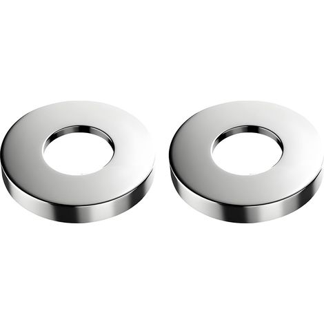 2 Rosaces Mitigeur Douche 3/4 Pouce (Ø26mm) – Cache Robinet Douche Rosace Robinet, Compatible avec Mitigeurs Douche (1/5)