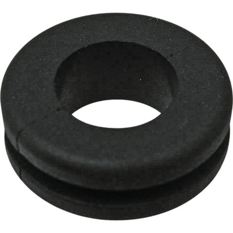 Gommino passacavo in gomma biadesivo PVC fi 23-39mm H=1.5-10mm nero 10 pezzi (1/2)