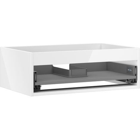 Mexen Box-A caisson d'armoire sous lavabo 70 cm, 1 tiroir, blanc brillant - 91AX0-0700-235-1-00 (1/4)
