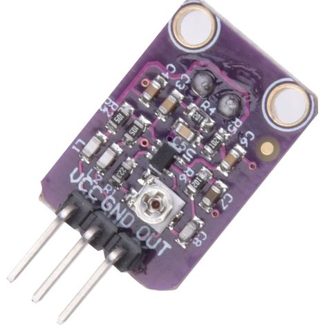 Lot de 2 amplificateurs pour micro électret réglables MAX4466 module audio CMA-4544PF W (1/5)