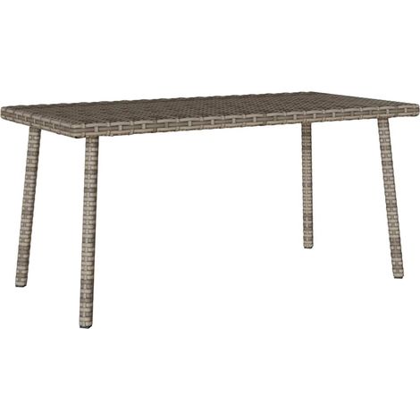 Maison Exclusive - Garten-Couchtisch Rechteckig Grau 80x40x37 cm