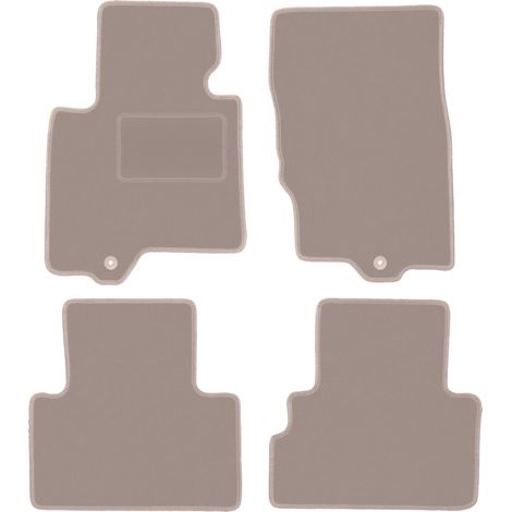 Alfombrillas de terciopelo para Infiniti FX II SUV (2008-2017) beige (1/5)
