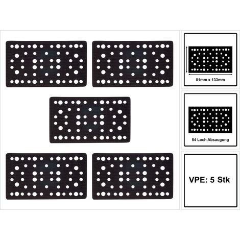 Protecteur de plateau rectangulaire 81x133mm MIRKA (5 pièces)