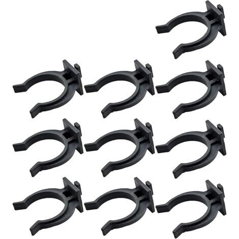 QORVA-Clips de fixation pour plinthes de cuisine, lot de 10, fixation pratique pour plinthes de cuisine, clips adhésifs pour meubles