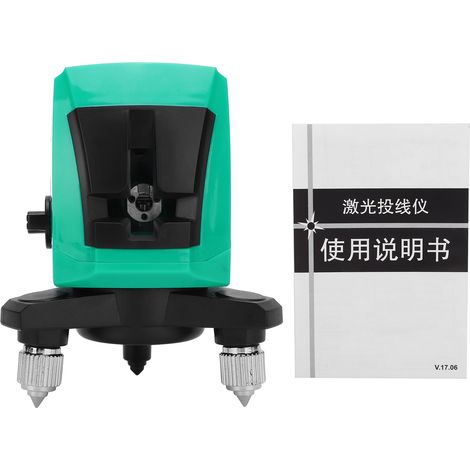 Niveau à laser vert 2 lignes 1 point portable inclinable, outil de mesure de nivellement (1/5)