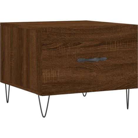 Maison Exclusive - Tavolino da Salotto Rovere Marrone 50x50x40cm Legno Multistrato