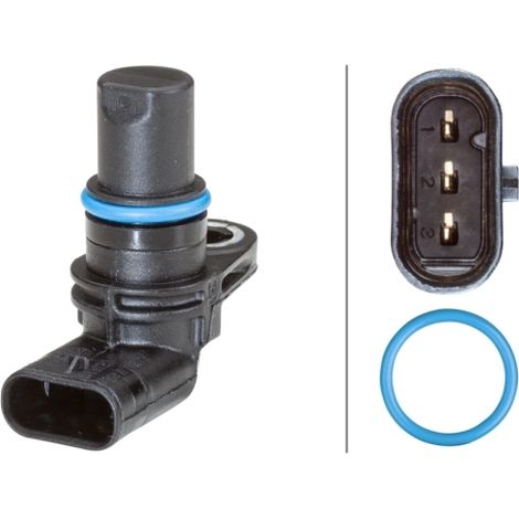 Capteur, position d'arbre à cames Hella 6PU 013 122-191 AUDI 06E103067AA