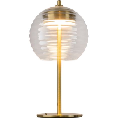 Lampe de table dorée boule verre Mystic LED 8W Maytoni (1/5)